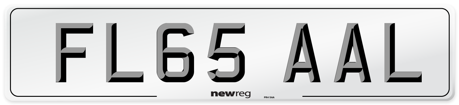 FL65 AAL Number Plate from New Reg